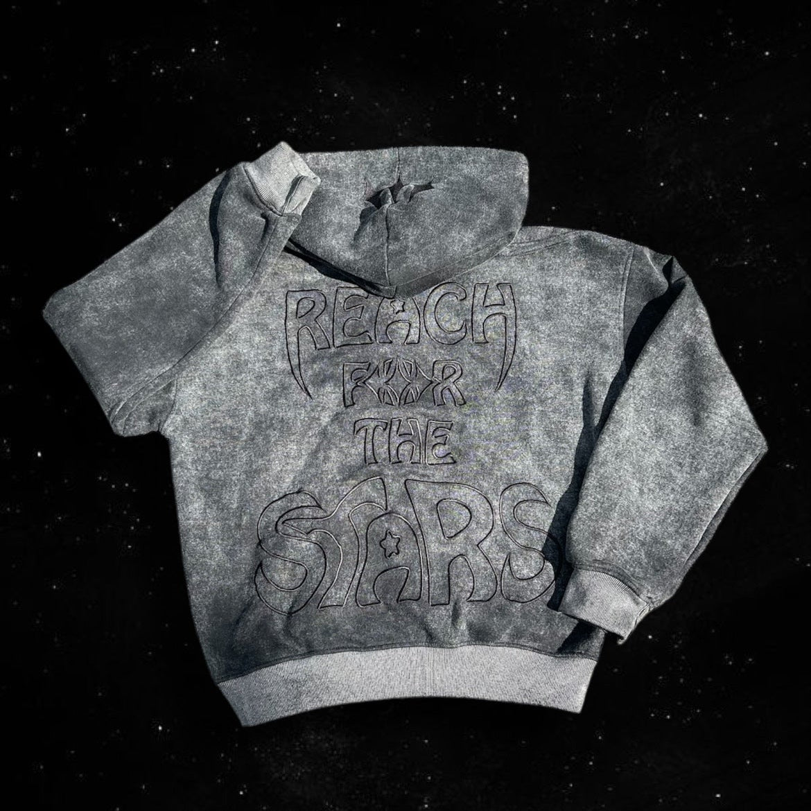 Cosmic Zip Up - Black