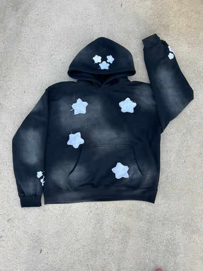 Limitless Distressed Hoodie (Black)