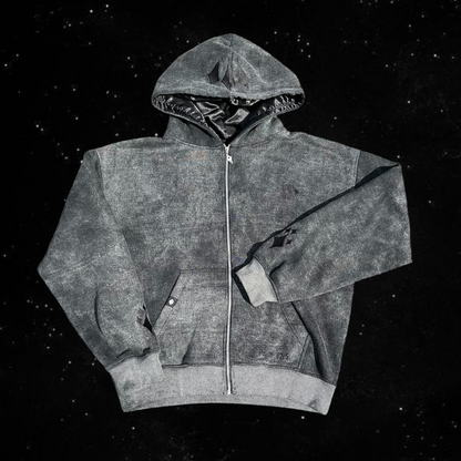 Cosmic Zip Up - Black